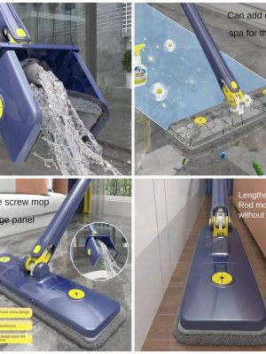 360 Degree Rotation Flat Squeezing Twister Mop