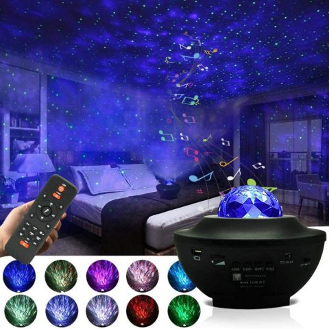 Galaxy Ocean Wave Light Projector