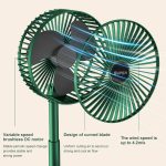 Portable USB Rechargeable Fan Office Household Foldable Telescopic Fan Low Noise High Battery Life Standby Mini Electric Fan